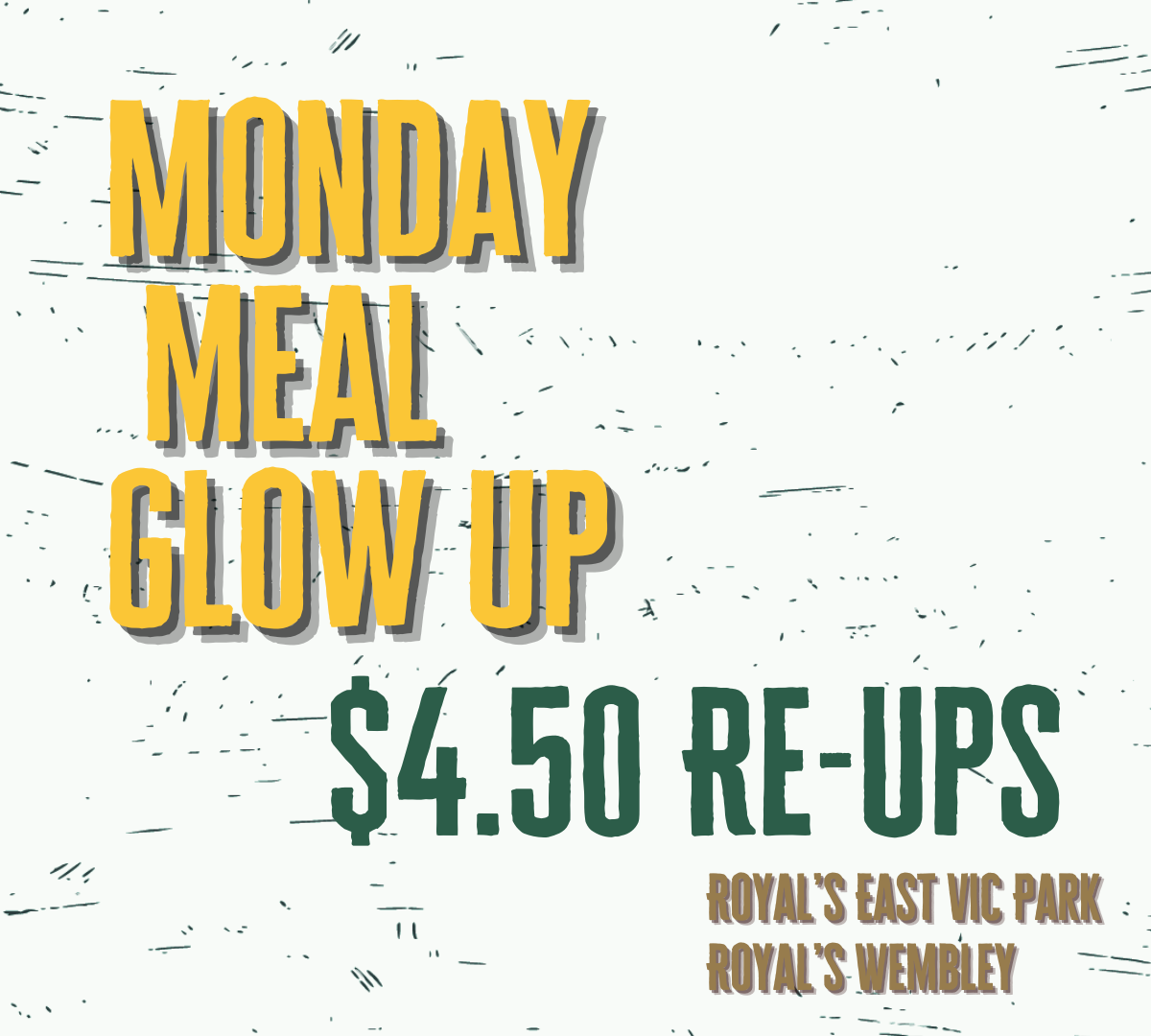 RoyAl's Chicken and Burger Specials: Monday Meal Glow Up
