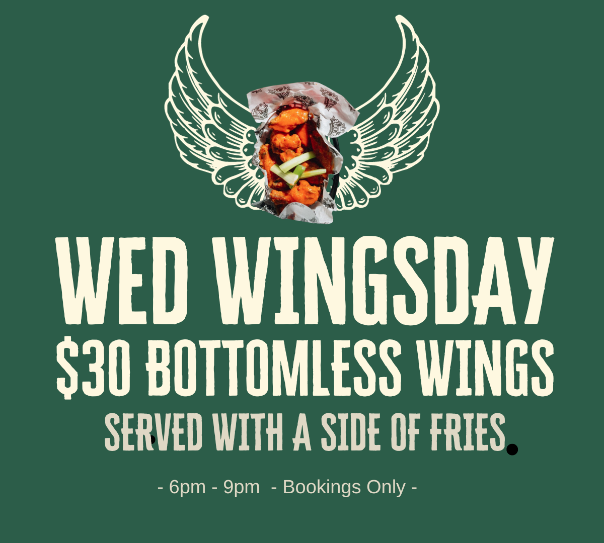 RoyAl's Chicken and Burger Specials: Wed Wingsday