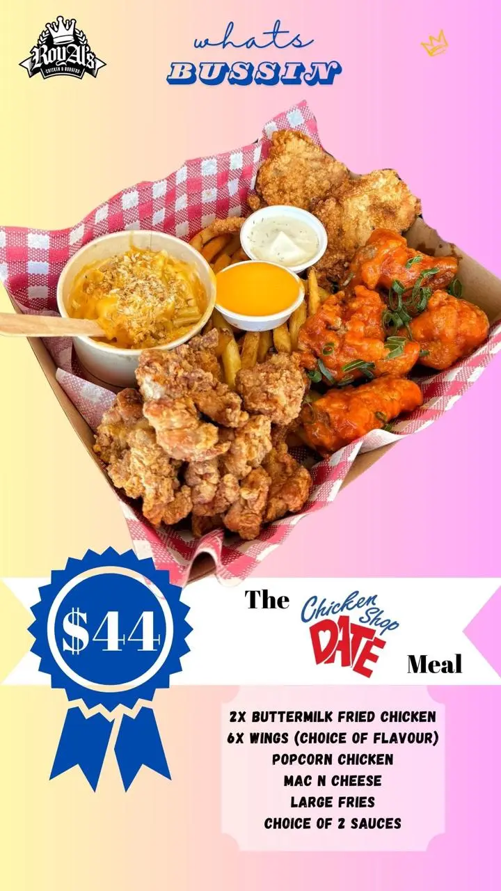 What's Bussin' - The Chicken Shop Date Meal Poster