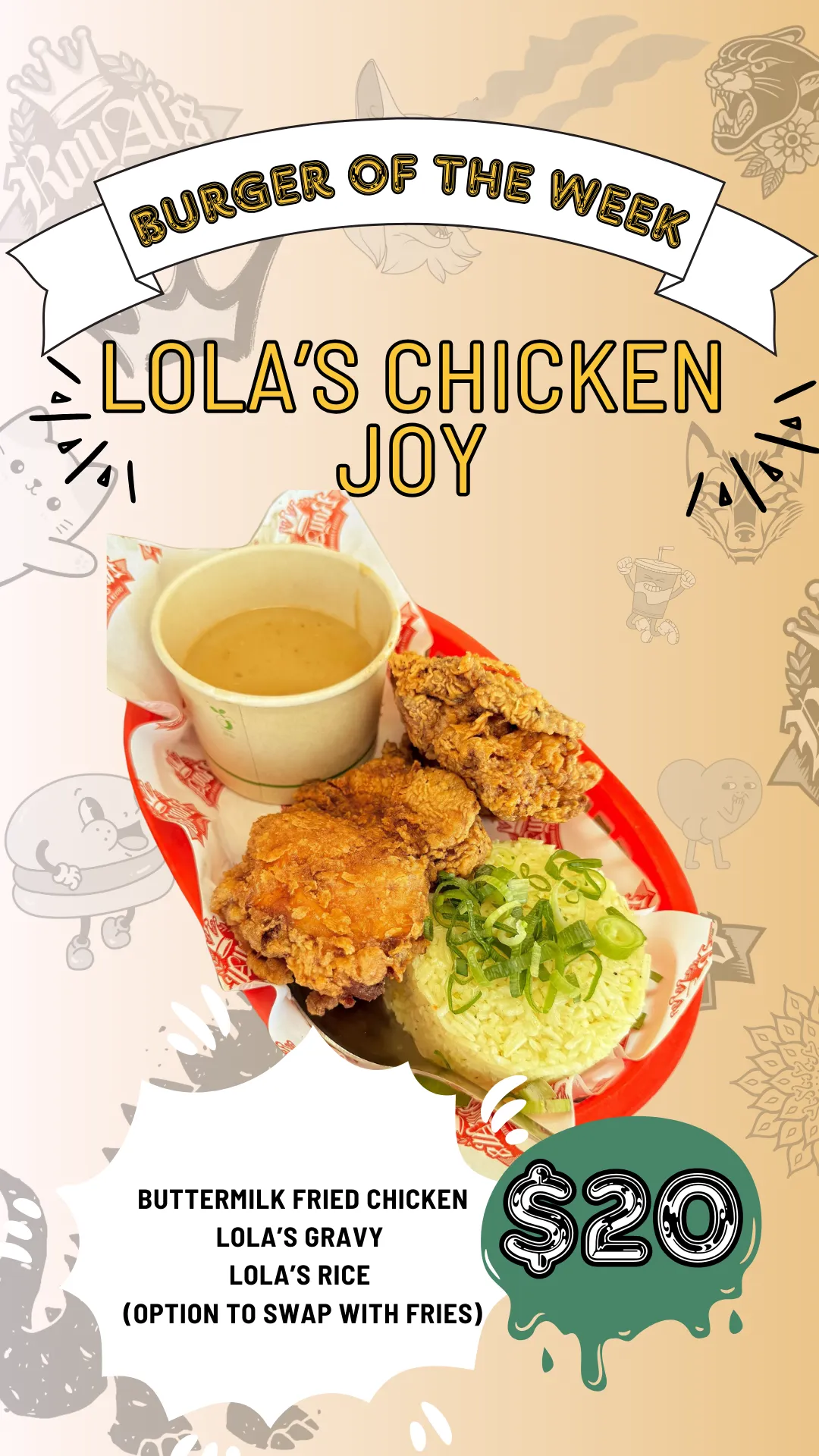 RoyAl's Chicken & Burgers: Lola's Chicken Joy