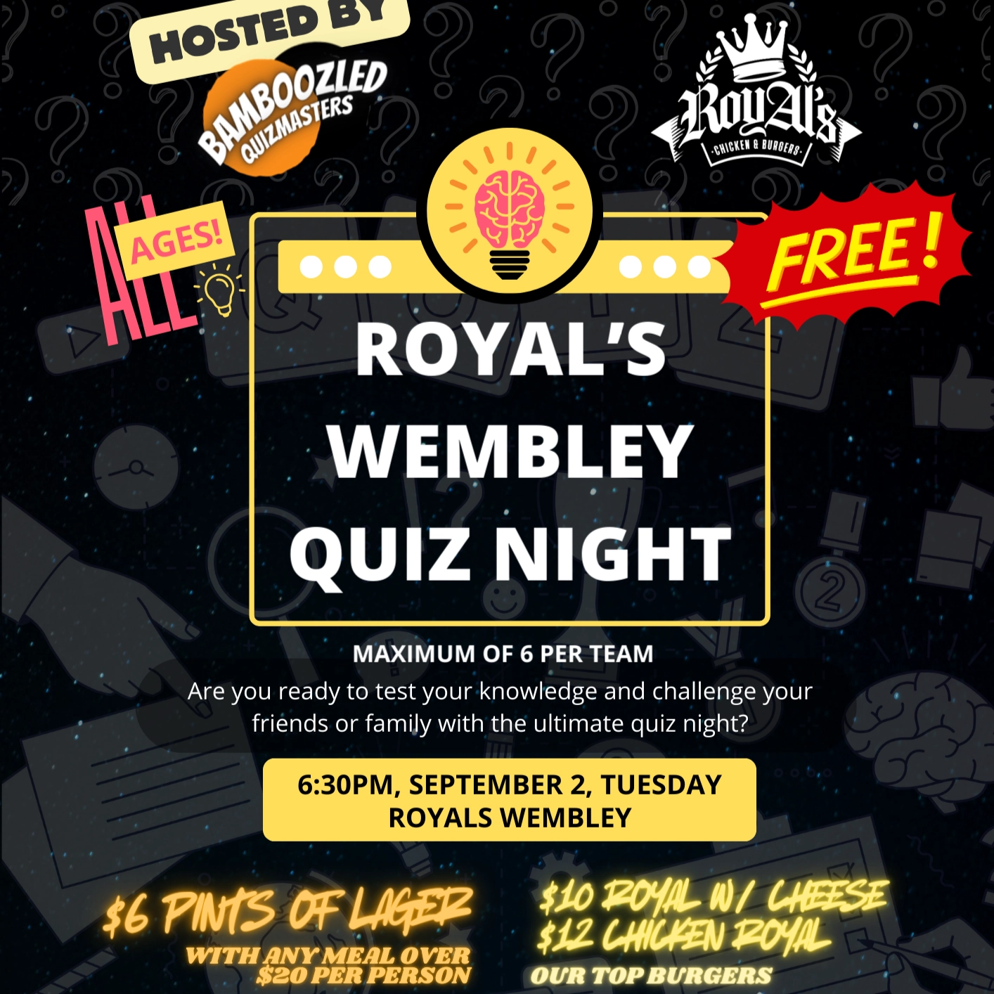 1x1 - September 2nd Wembley Quiz Night A5