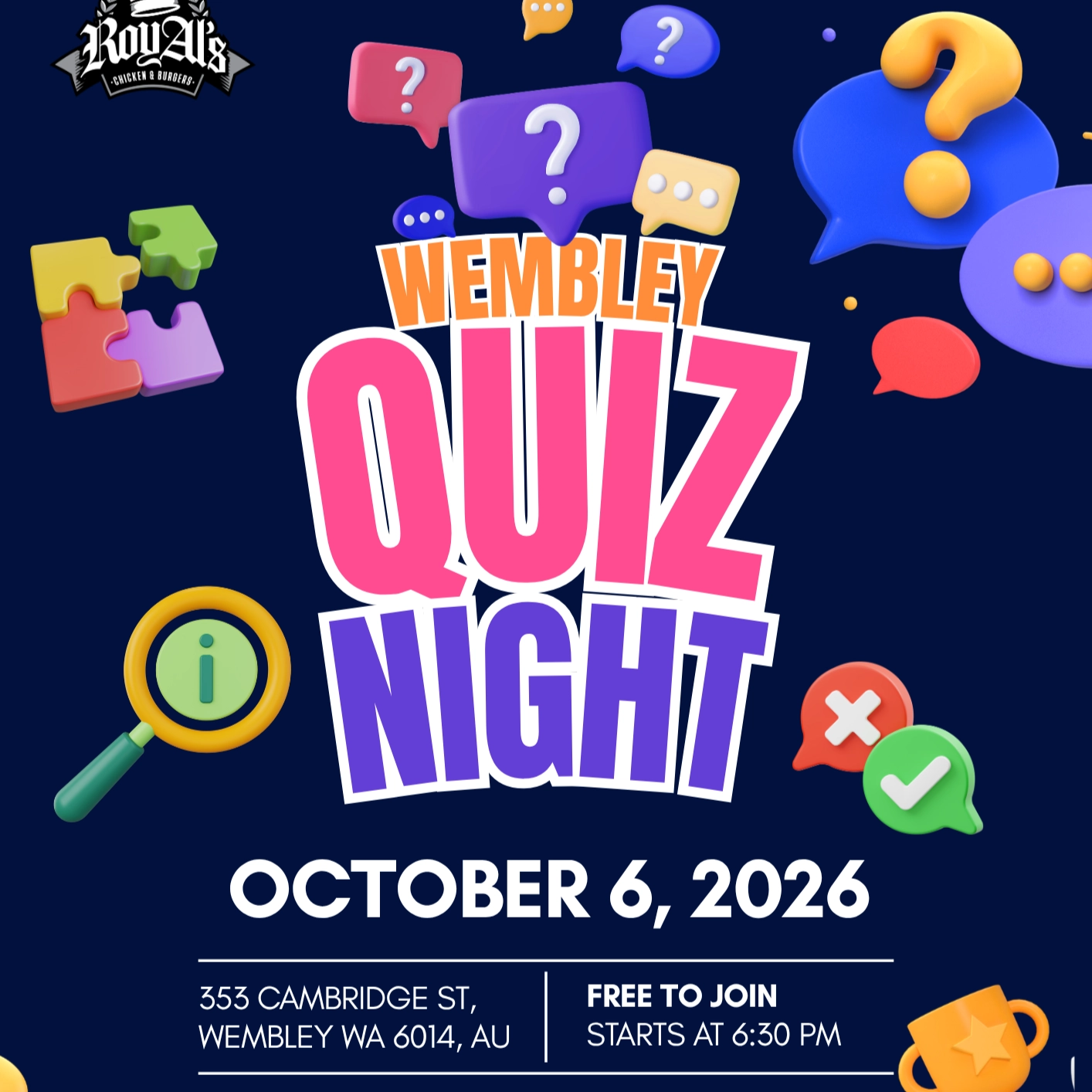 Wembley Quiz Night (October 6, 2026) 1x1